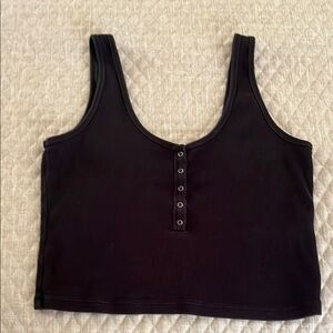 Abercrombie & Fitch Black Tank Top